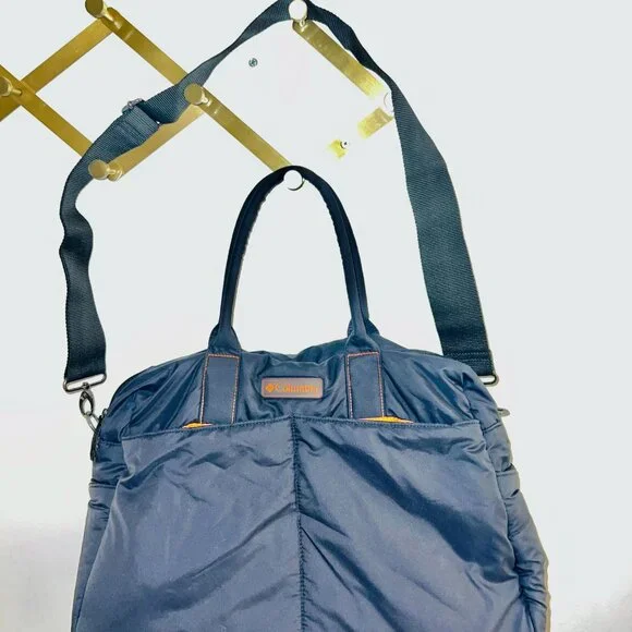 Columbia Nylon Waterproof Diaperbag Tote in Navy - Picture 6 of 7